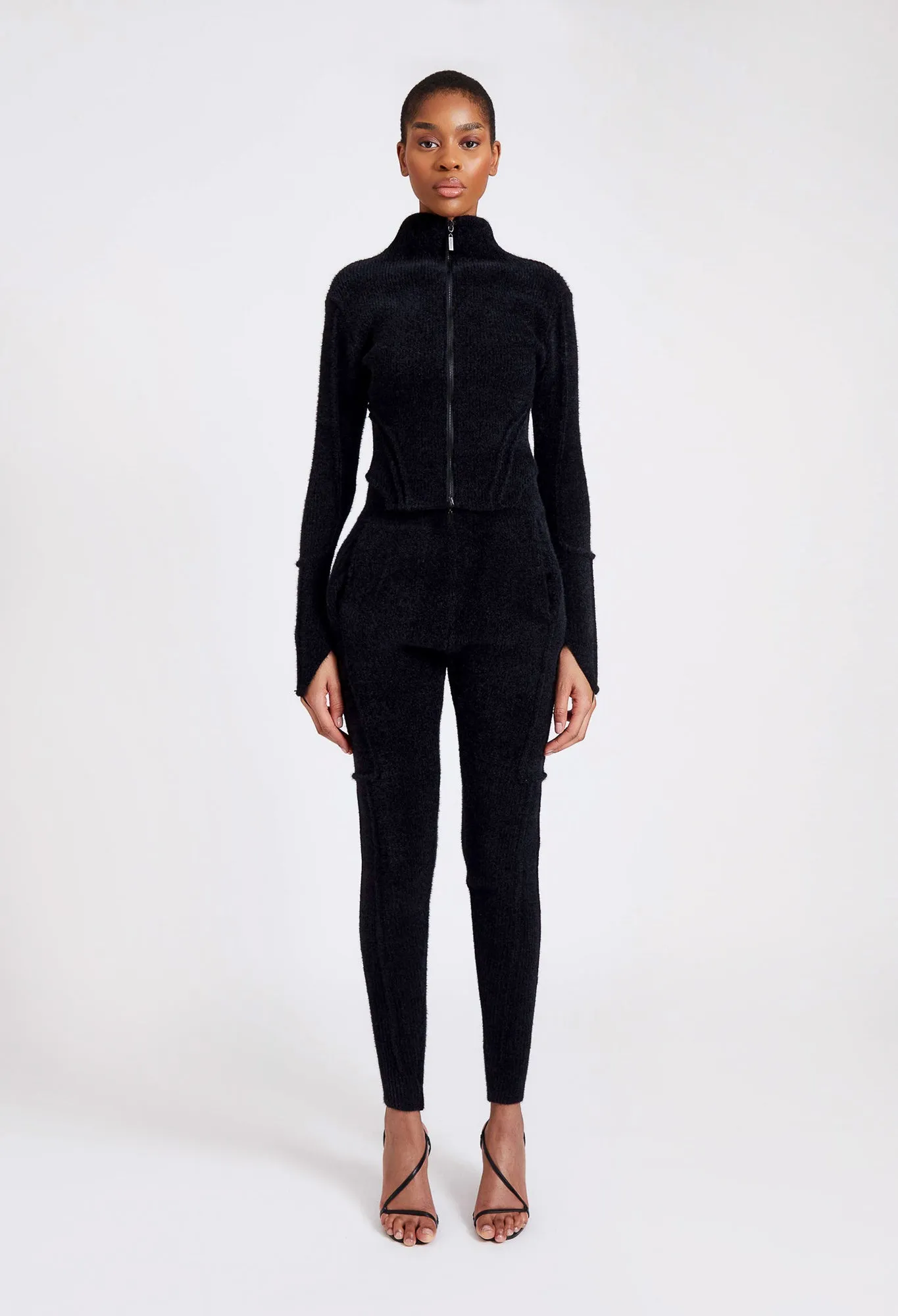 Wool Knit Turtleneck - Panther