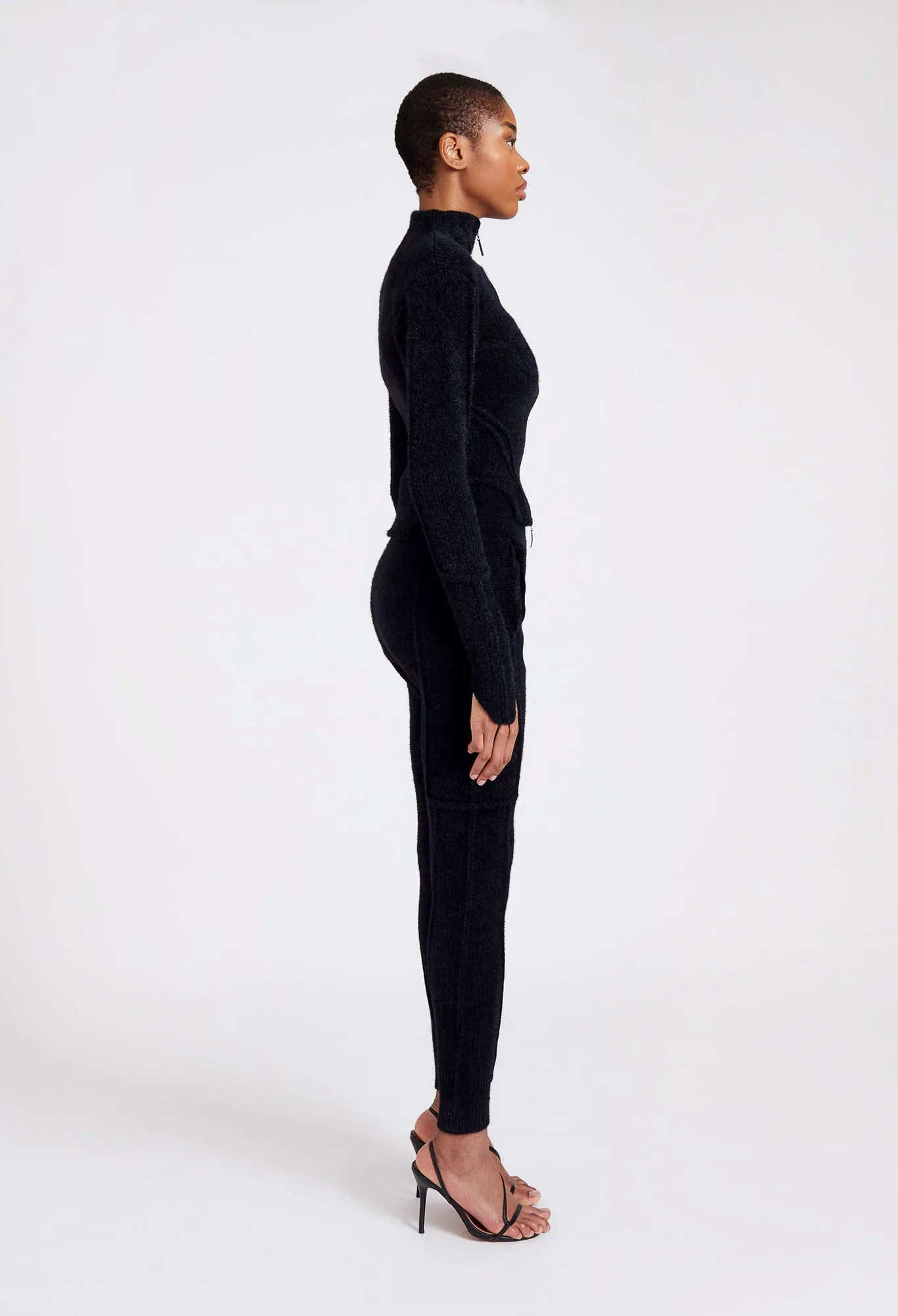 Wool Knit Turtleneck - Panther