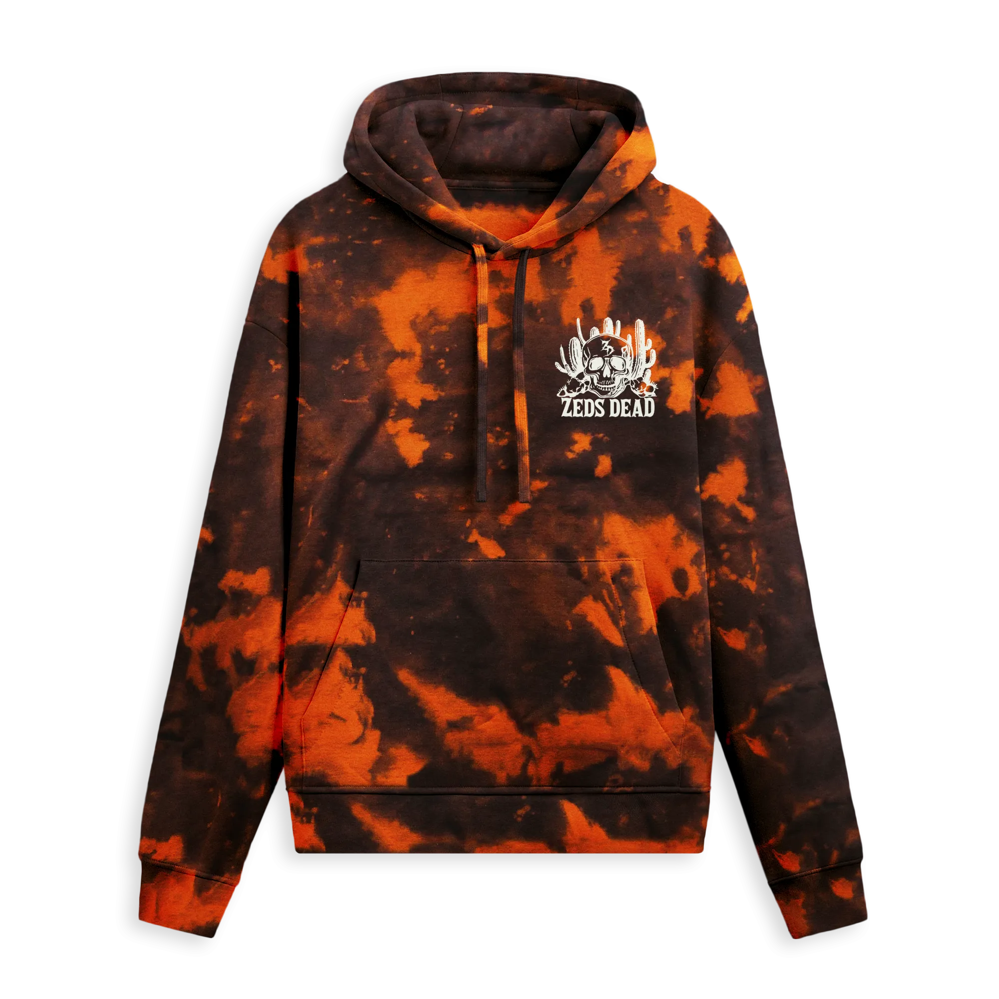 Zeds Dead - Dry Hands - Bleach Tie Dye Pullover Hoodie